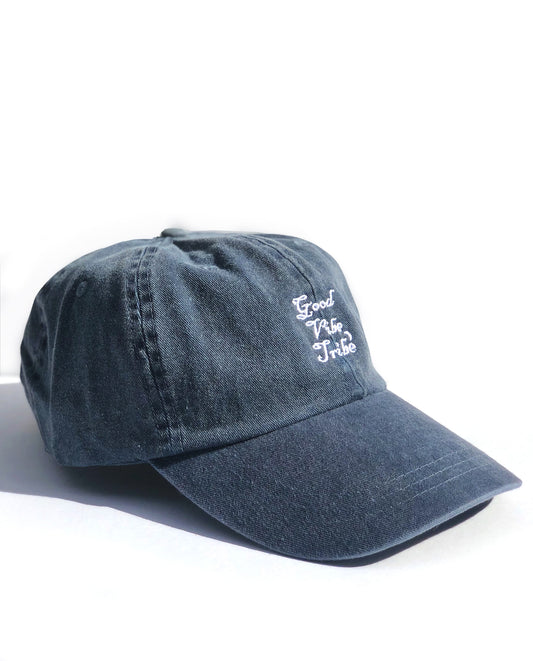 Good Vibe Tribe Relaxed Cap (Washed Navy)