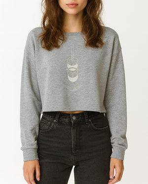 Nightfall Midcrop Sweatshirt (Grey)