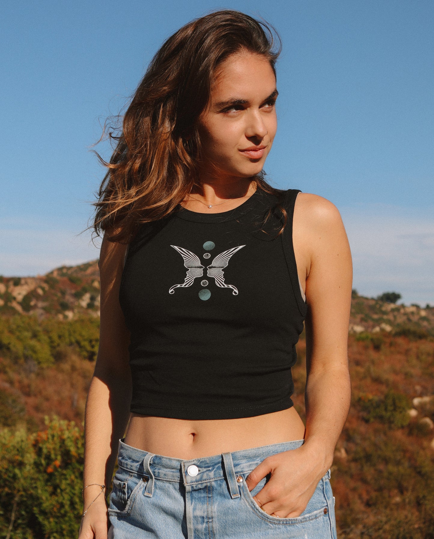 Metamorphosis Muscle Crop Tank