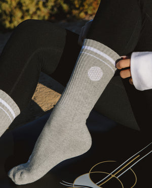 Flower of Life Socks (Gray)