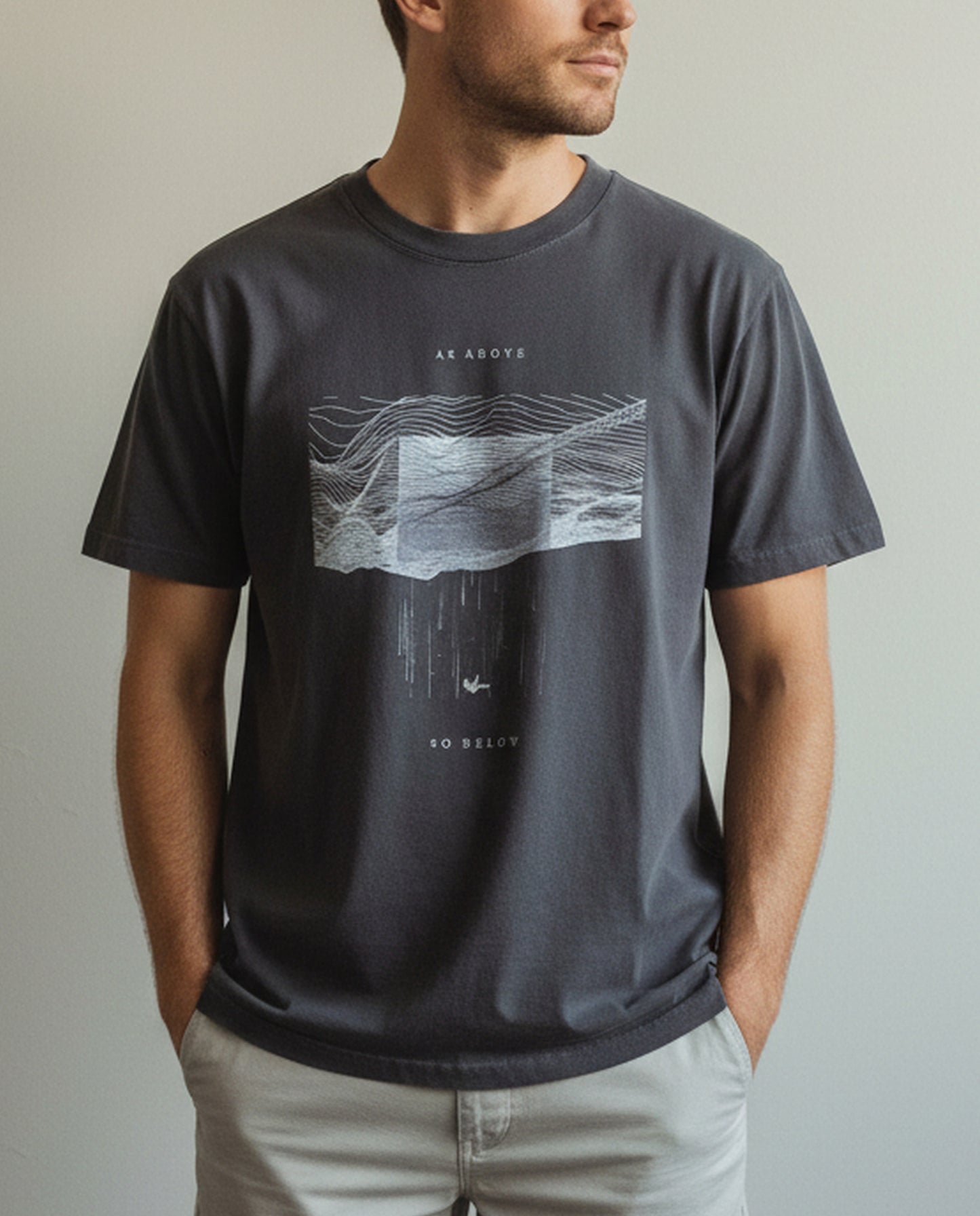 So Below Washed Cotton Unisex T