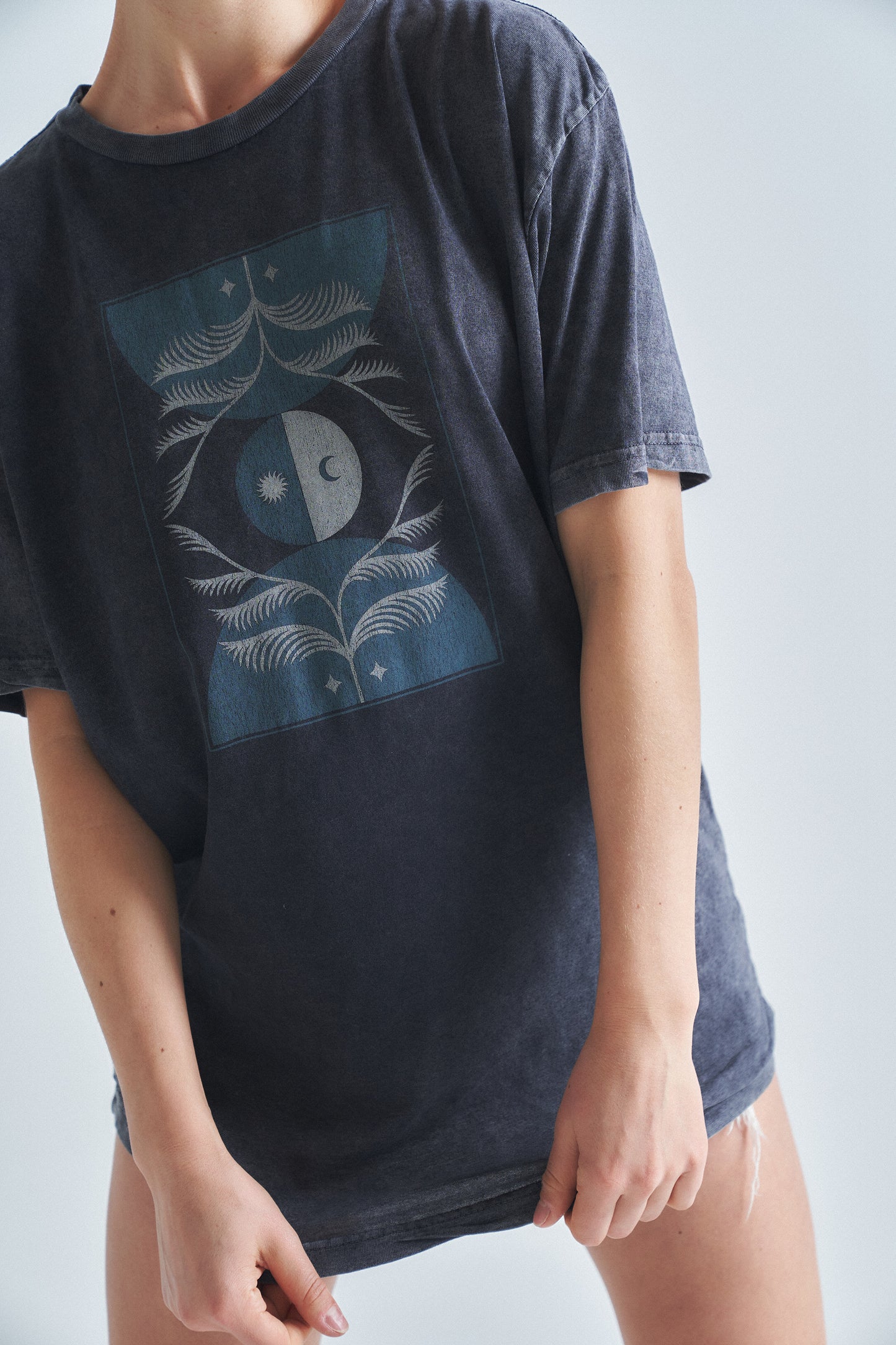 Daily Ritual Unisex Washed T (Mineral Blk)