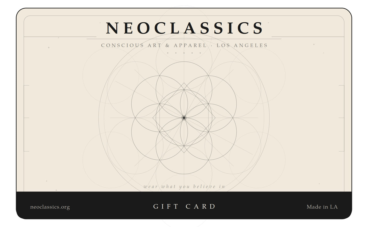 Neoclassics Gift Card