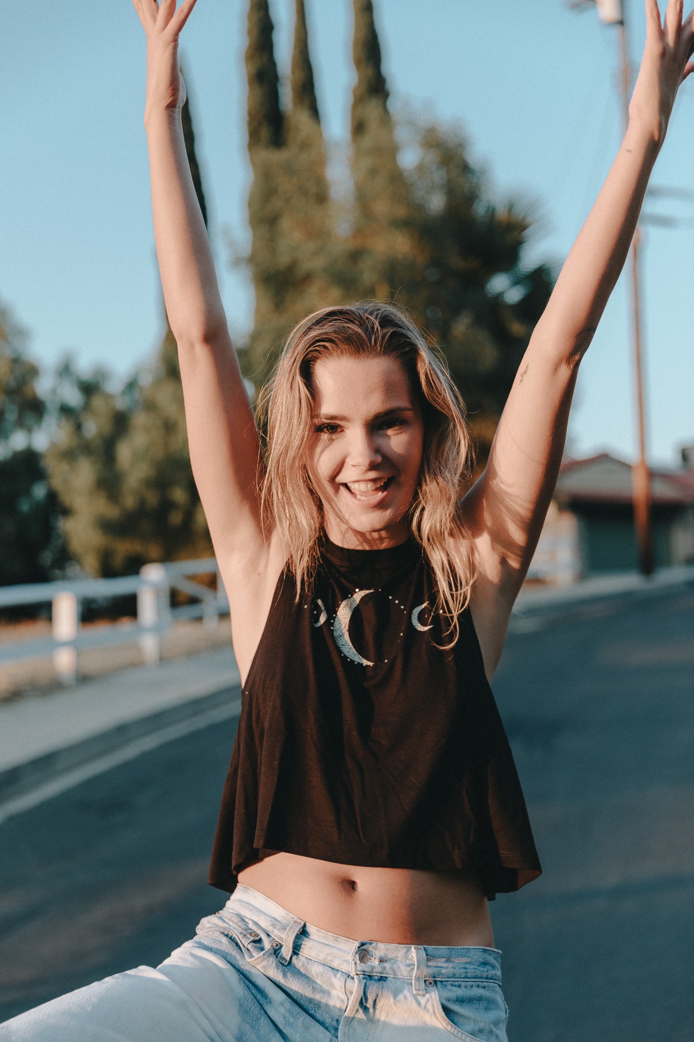 3 Moons Crop Tank