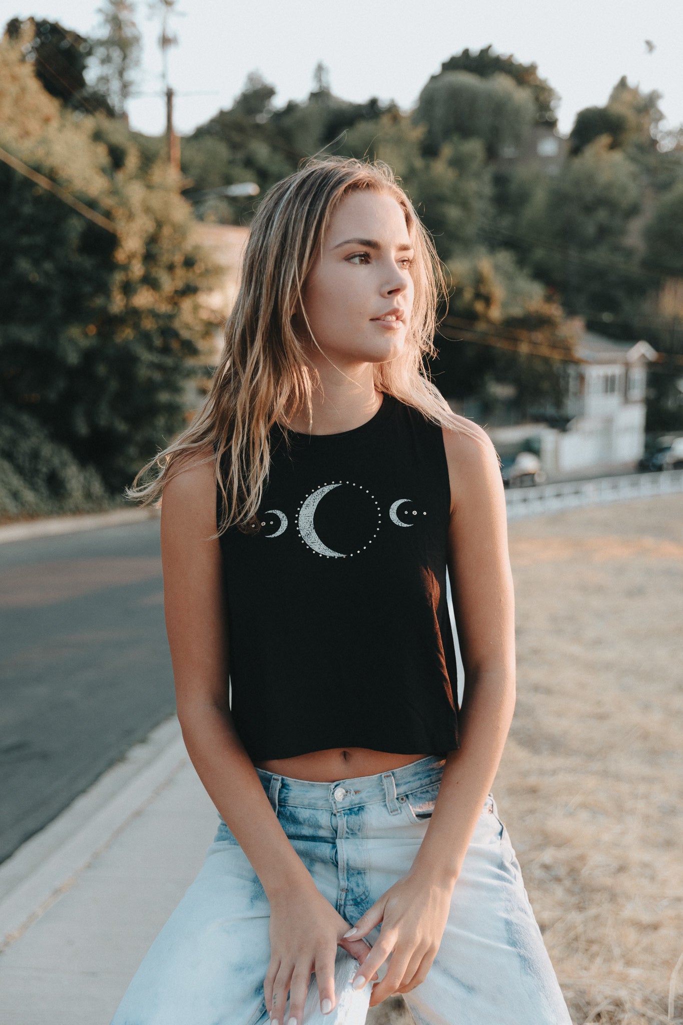 3 Moons Crop Tank