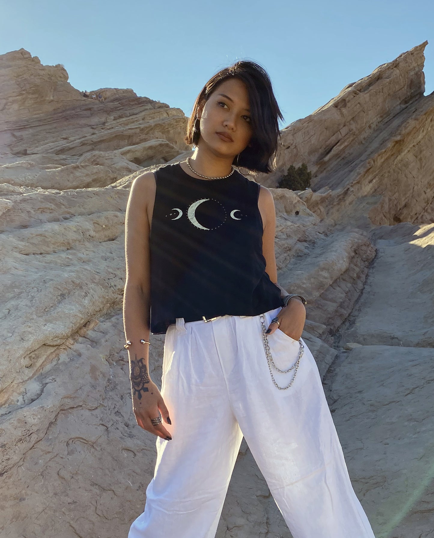 3 Moons Crop Tank