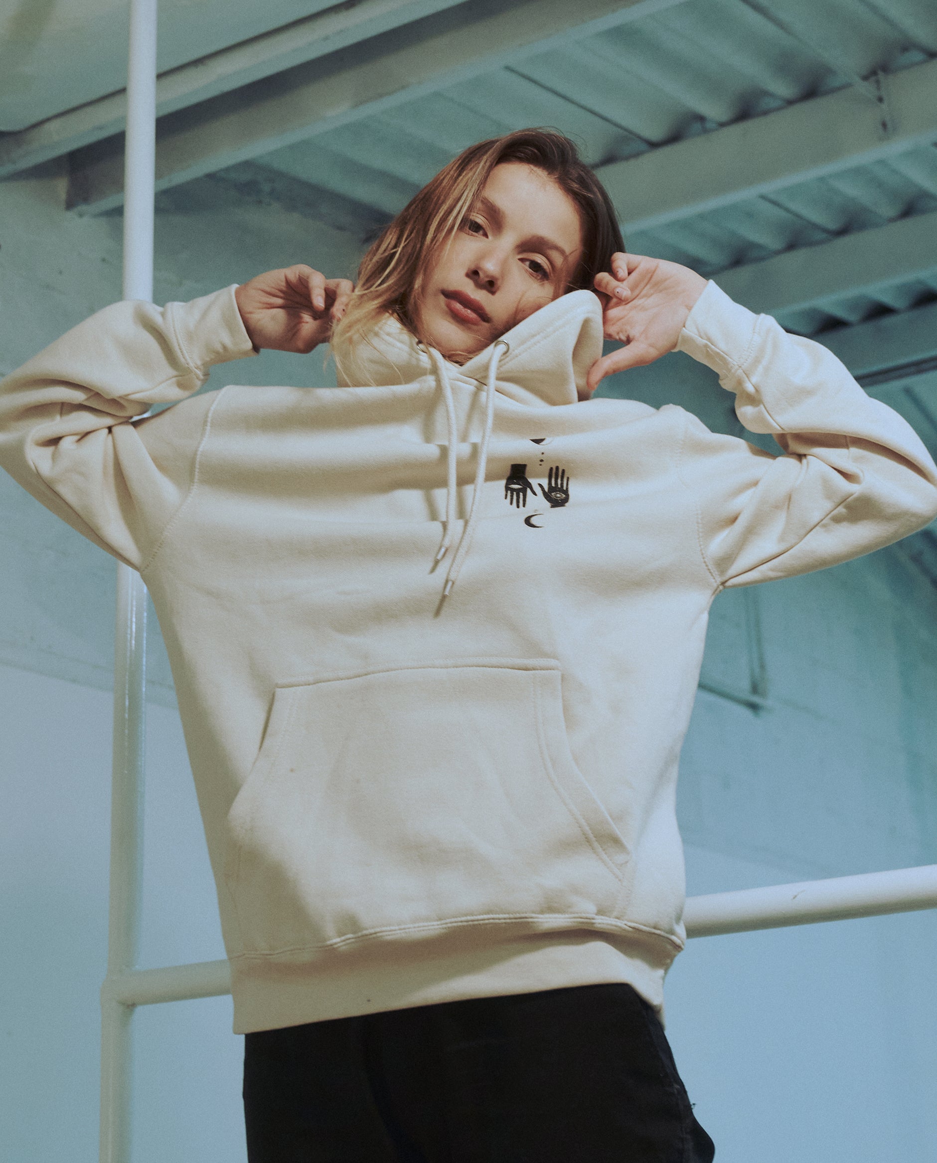 Desert best sale beige hoodie