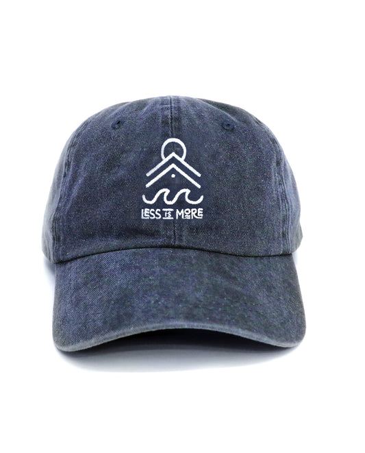Less is More Relaxed Hat (Washed Navy)