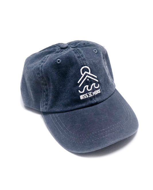 Less is More Relaxed Hat (Washed Navy)