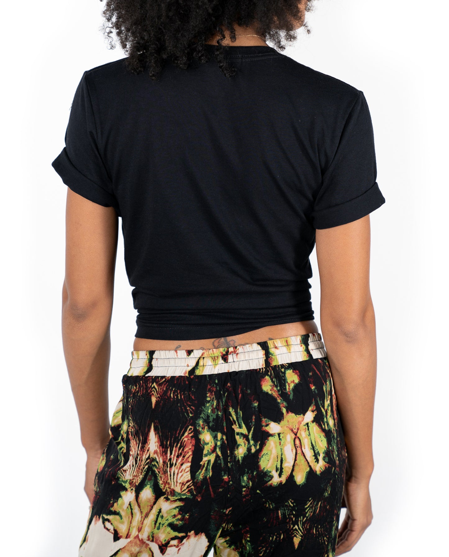 Crescent Moons Unisex T Black