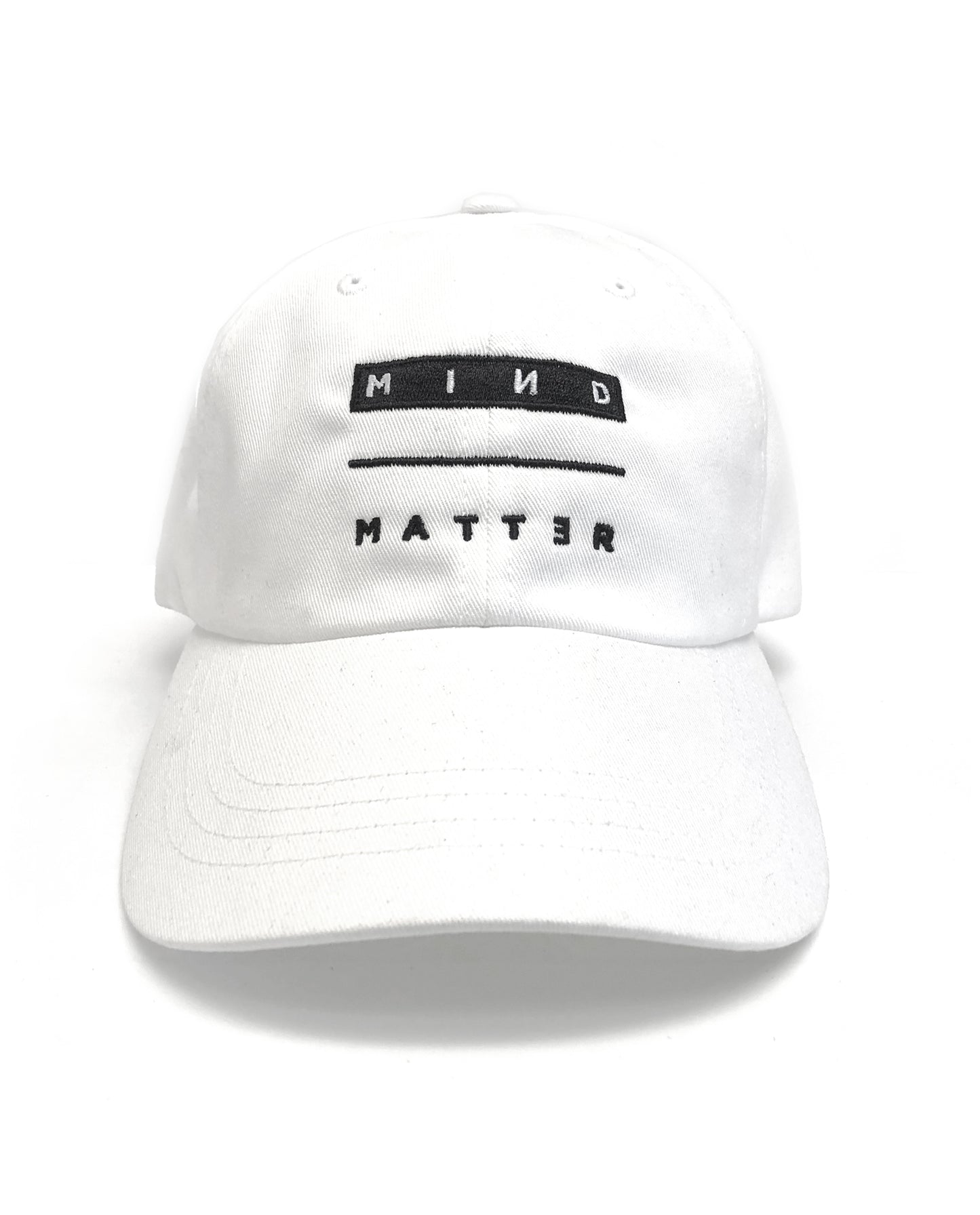 Mind Over Matter Relaxed Hat White